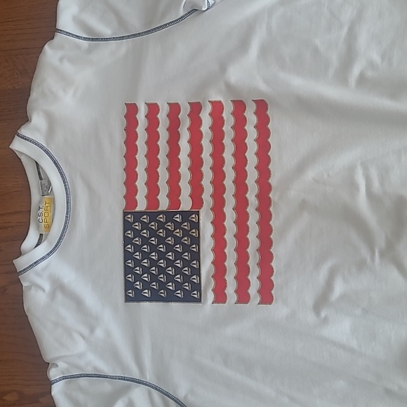 Nautical and Patriotic White Sweatshirt - Picture 3 of 11